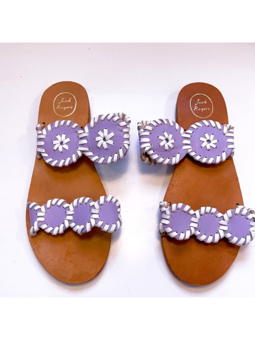 Jack Rogers Girls Slides, Size 4